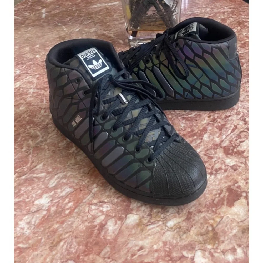 NEW ADIDAS PRO MODEL XENO REFLECTIVE MEN'S HI-TOP SHOES‎ Q16534 SIZE 11.5, $499